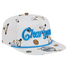 Los Angeles Chargers New Era Team Cheer 19TWENTY Snapback Hat - White Hats