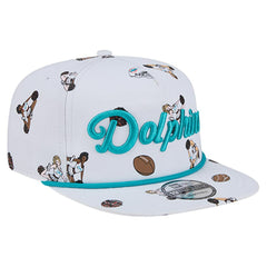 Miami Dolphins New Era Team Cheer 19TWENTY Snapback Hat - White Hats