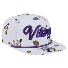Minnesota Vikings New Era Team Cheer 19TWENTY Snapback Hat - White Hats