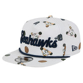 Seattle Seahawks New Era Team Cheer 19TWENTY Snapback Hat - White Hats