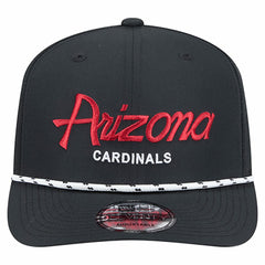 Arizona Cardinals New Era Script 9SEVENTY Adjustable Hat - Black Hats