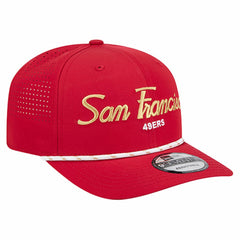 San Francisco 49ers New Era Script 9SEVENTY Adjustable Hat - Scarlet Hats