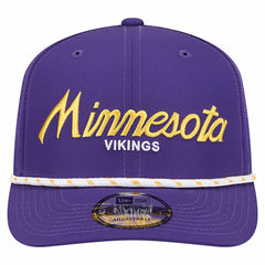Minnesota Vikings New Era Script 9SEVENTY Adjustable Hat - Purple Hats