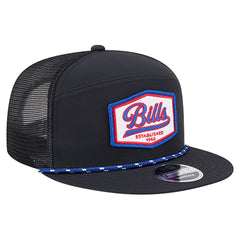 Buffalo Bills New Era Ripstop Patch 9FIFTY Split Panel Snapback Hat - Black Hats
