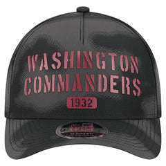 Washington Commanders New Era Halftone Camo 9FORTY Hat - Gray Hats