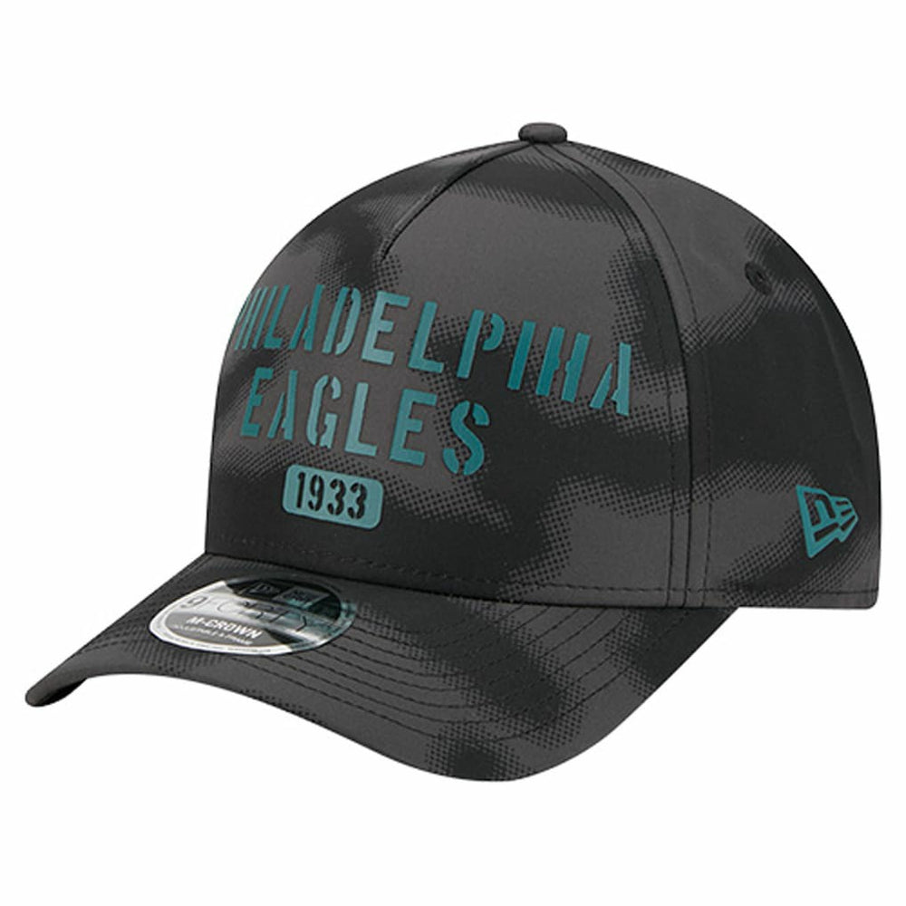 Philadelphia Eagles New Era Halftone Camo 9FORTY Hat - Gray Hats