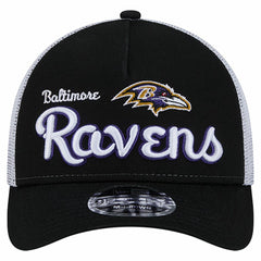 Baltimore Ravens New Era Side Lines 9FORTY Adjustable Hat - Black Hats