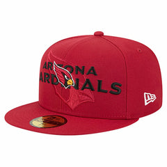 Arizona Cardinals New Era Overlap Wordmark 59FIFTY Fitted Hat - Cardinal Hats