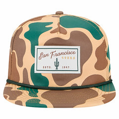 San Francisco 49ers New Era Duck Rope 19TWENTY Snapback Hat - Camo Hats