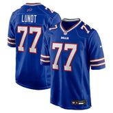 Chase Lundt Buffalo Bills Team Game Jersey - Royal Jerseys