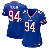 Landon Jackson Buffalo Bills Women's Team Game Jersey - Royal Jerseys