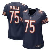 Ozzy Trapilo Chicago Bears Women's Team Game Jersey - Navy Jerseys