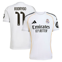 Rodrygo Real Madrid 2025/26 Home Replica Jersey White - Adidas outlet