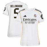 Jude Bellingham Real Madrid Women's 2025/26 Home Replica Jersey White - Adidas discount