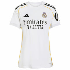 Jude Bellingham Real Madrid Women's 2025/26 Home Replica Jersey White - Adidas discount