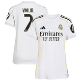 Vini Jr. Real Madrid Women's 2025/26 Home Replica Jersey White - Adidas on sale