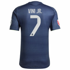 Vini Jr. Real Madrid 2025/26 Away Player Jersey Blue - Adidas discount