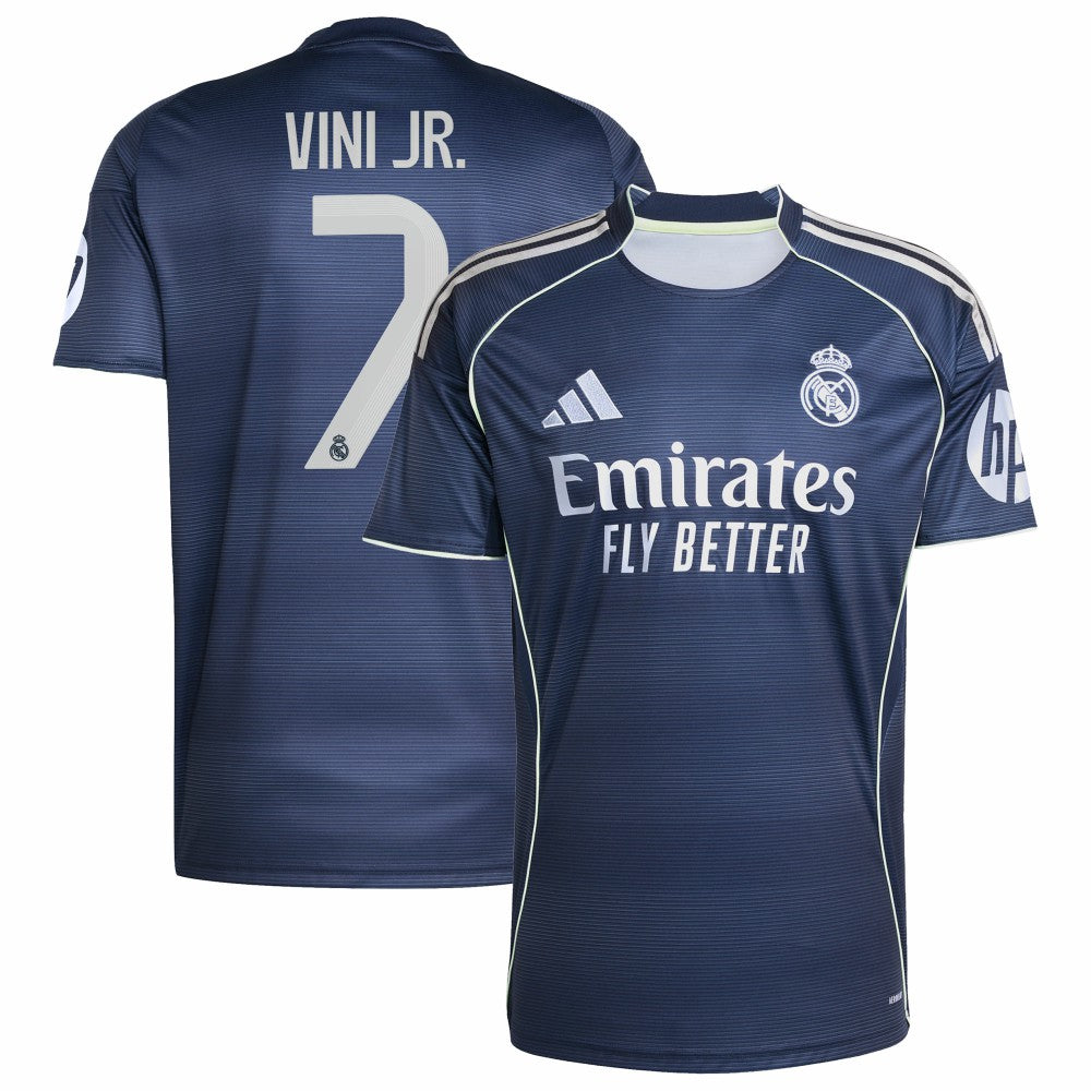 Vini Jr. Real Madrid 2025/26 Away Replica Player Jersey Blue - Adidas for sale