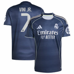 Vini Jr. Real Madrid 2025/26 Away Replica Player Jersey Blue - Adidas for sale