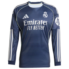 Vini Jr. Real Madrid 2025/26 Home Long Sleeve Replica Player Jersey Blue - Adidas for sale