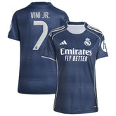 Vini Jr. Real Madrid Women's 2025/26 Away Replica Player Jersey Blue - Adidas on sale
