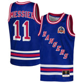 Mark Messier New York Rangers Mitchell & Ness Youth Maxxed Out Fashion Basketball Jersey - Blue | US 203133398