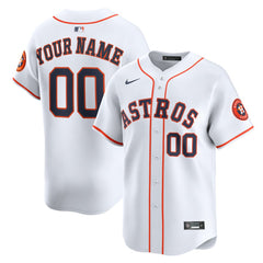 Houston Astros Nike Youth Home Custom Limited Jersey - White Jerseys
