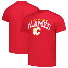 Calgary Flames Champion Primary Logo T-Shirt - Red | US 203133683