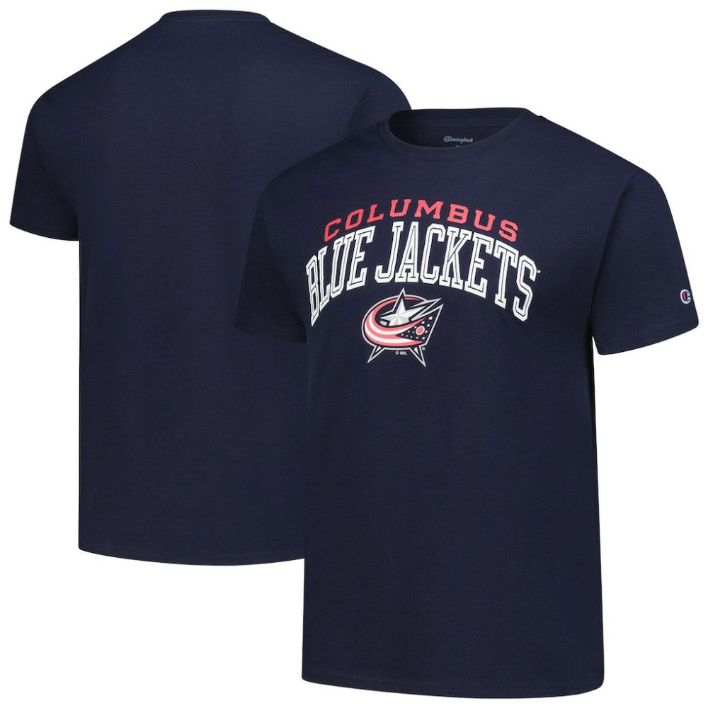 Columbus Blue Jackets Champion Primary Logo T-Shirt - Navy | US 203133700