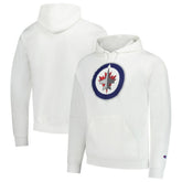 Winnipeg Jets Champion Primary Logo 1-Hit Pullover Hoodie - White | US 203133716