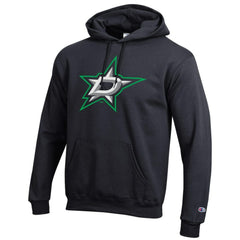Dallas Stars Champion Primary Logo 1-Hit Pullover Hoodie - Black | US 203133735