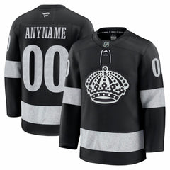 Los Angeles Kings Fanatics Alternate Premium Custom Jersey - Black | US 203133893