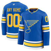 St. Louis Blues Fanatics Home Premium Custom Jersey - Blue | US 203133900