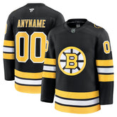 Boston Bruins Fanatics Home Premium Custom Jersey - Black | US 203133907