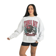 Tampa Bay Buccaneers Gameday Couture Women's Heritage Premium Fleece Pullover Sweatshirt - Gray Pullover