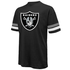Ashton Jeanty Las Vegas Raiders Majestic Threads 2025 NFL Draft First Round Pick Oversized T-Shirt - Black T-shirts