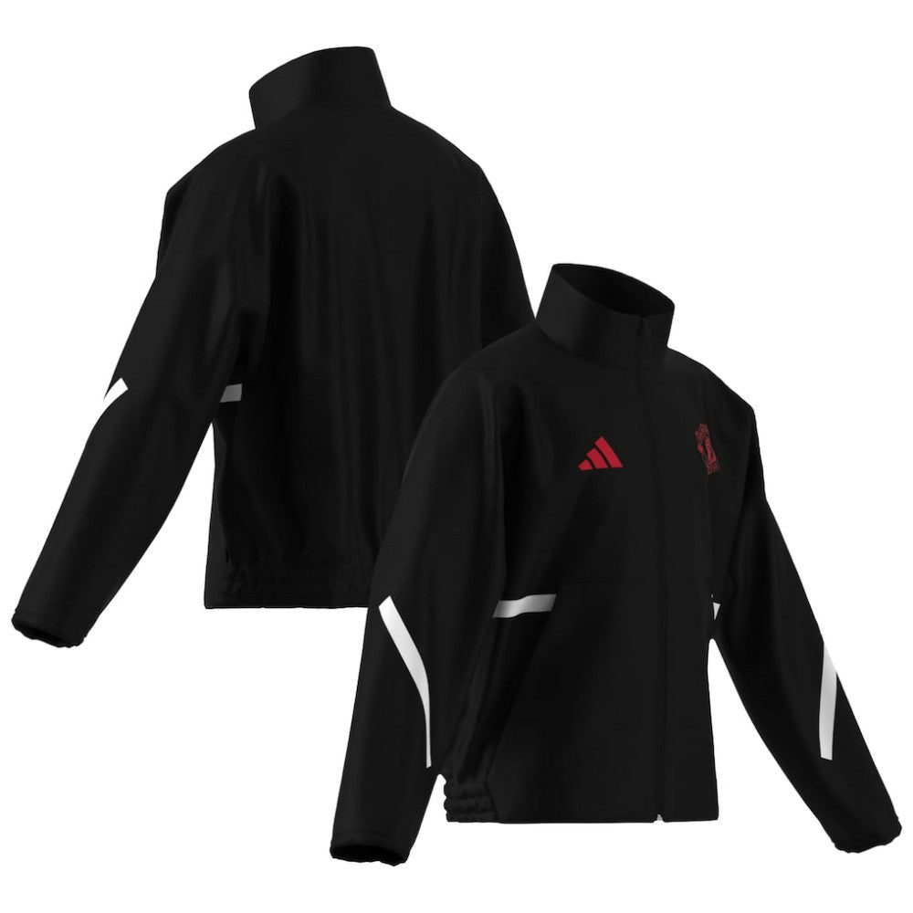 Manchester United Youth 2025/26 Club Anthem Full-Zip Jacket Black - Adidas for sale
