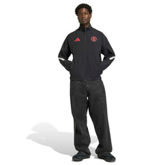 Manchester United 2025/26 Club Anthem Full-Zip Jacket Black - Adidas on sale