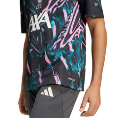 Liverpool Youth 2025/26 Pre-Match Training Jersey Black - Adidas on sale