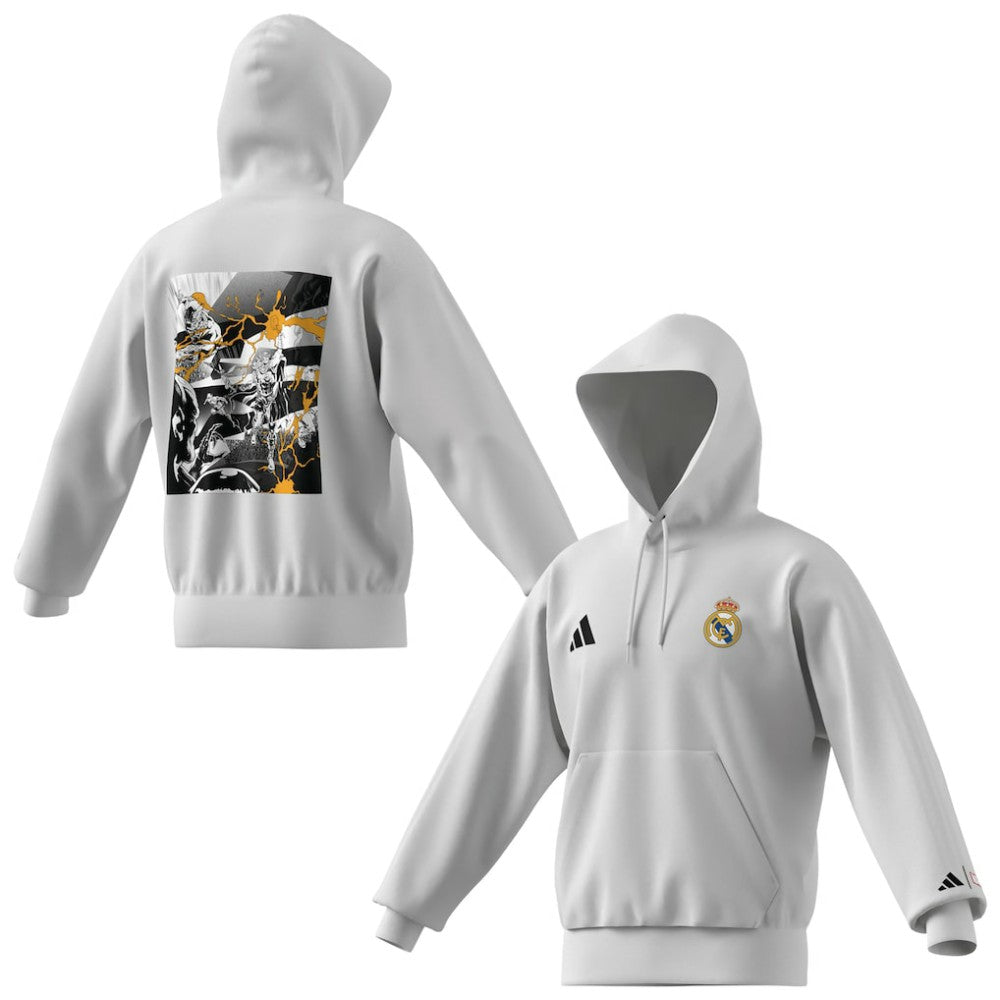 Real Madrid x Marvel Hoodie White - Adidas discount