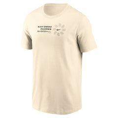 San Diego Padres Nike Pinwheel Lockup T-Shirt - Natural T-shirts
