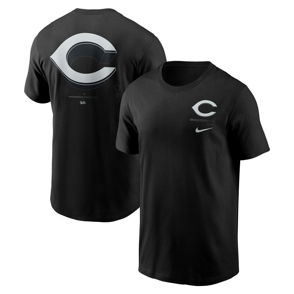 Cincinnati Reds Nike Bar Loading T-Shirt - Black T-shirts