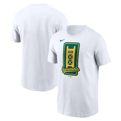 Athletics Nike Script T-Shirt - White T-shirts