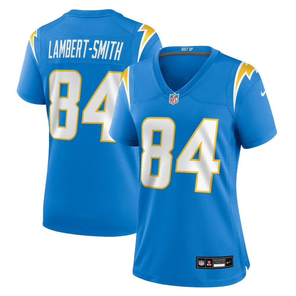KeAndre Lambert-Smith Los Angeles Chargers Women's Team Game Jersey - Powder Blue Jerseys
