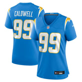 Jamaree Caldwell Los Angeles Chargers Women's Team Game Jersey - Powder Blue Jerseys
