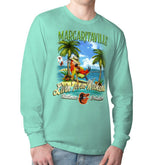 Baltimore Orioles Margaritaville Livin' for the Weekend Long Sleeve T-Shirt - Mint T-shirts