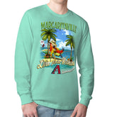 Arizona Diamondbacks Margaritaville Livin' for the Weekend Long Sleeve T-Shirt - Mint T-shirts