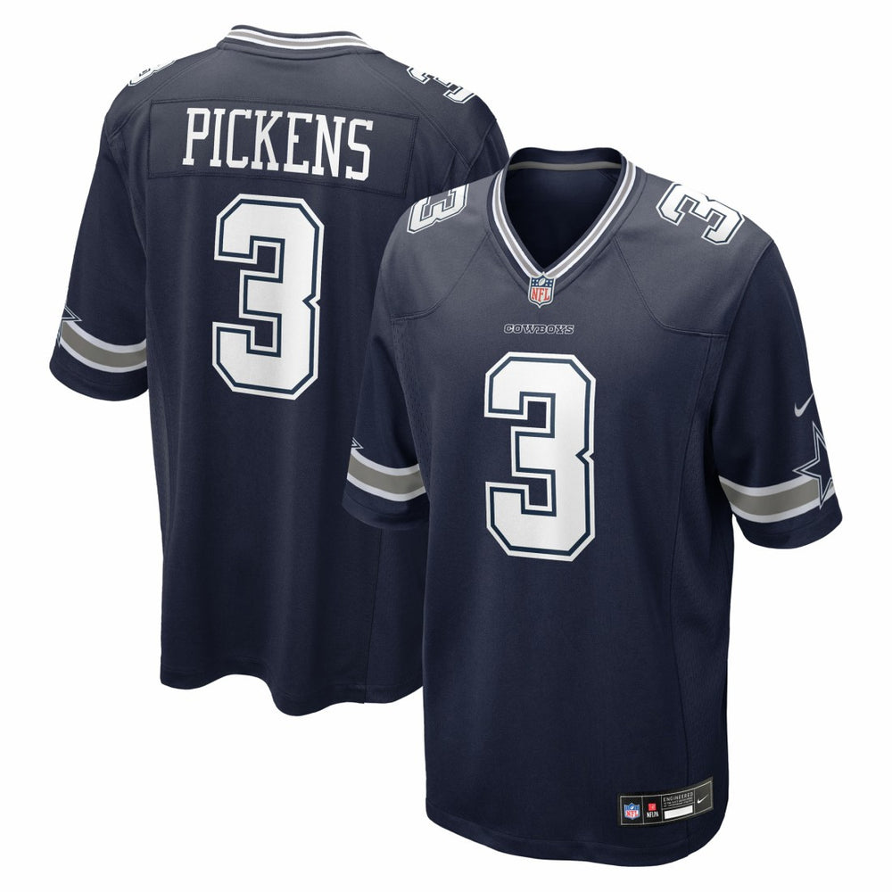 George Pickens Dallas Cowboys Game Jersey - Navy Jerseys