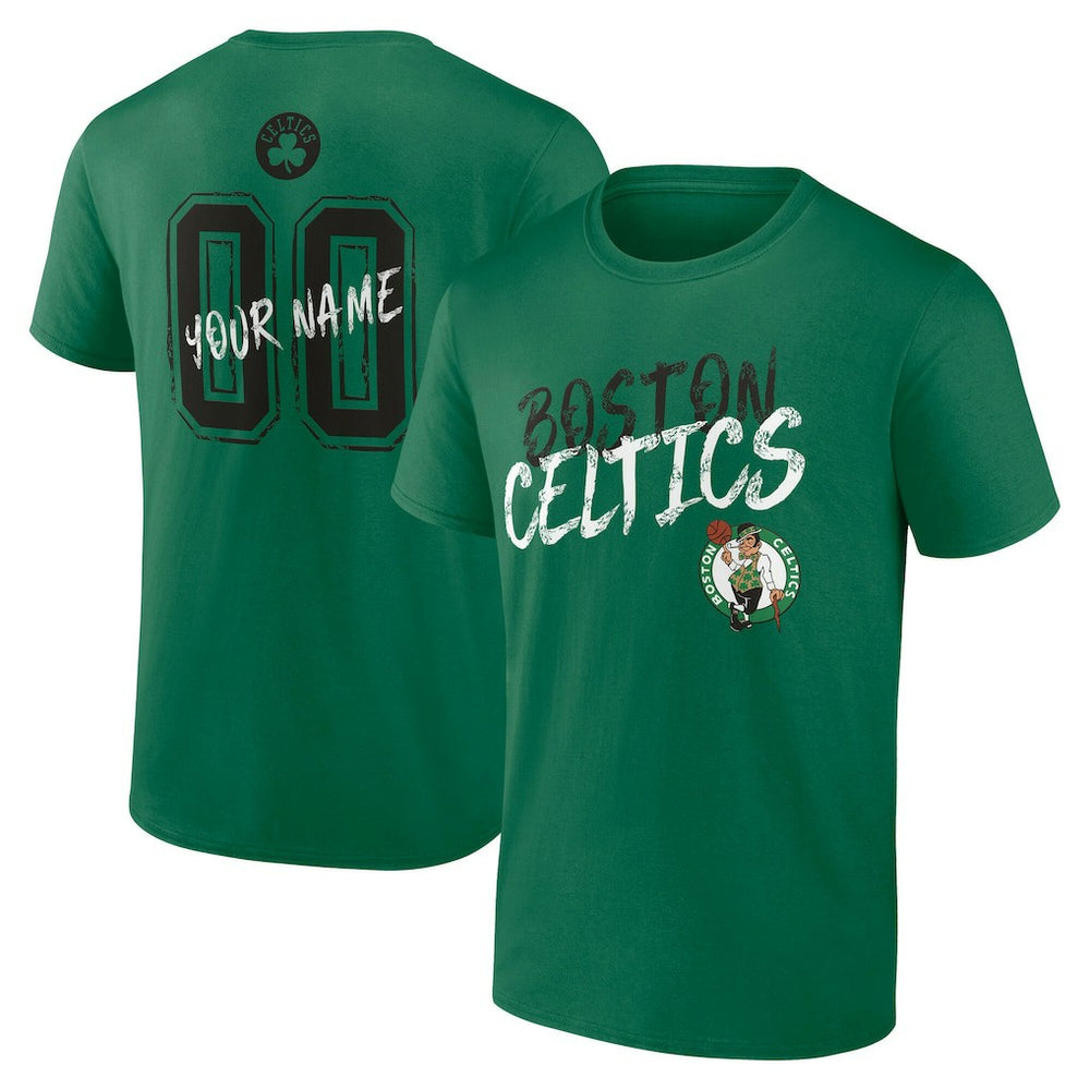 Boston Celtics Hustle Custom T-Shirt Kelly Green outlet