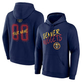 Denver Nuggets Hustle Custom Pullover Hoodie Navy